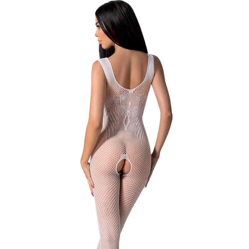 Passion - Bs098 Bodystocking White One Size