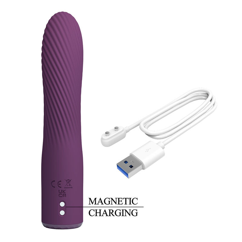 Pretty love - kissell rechargeable vibrator 10 functions purple 6