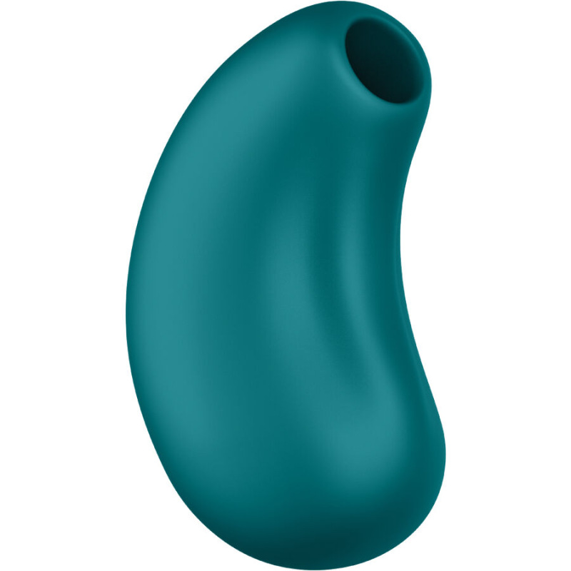 Fun factory - cherie double air pulse vibrator bottle green 1