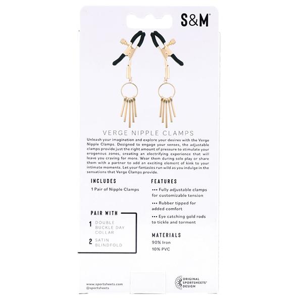 Sportsheets - Sex & Mischief Verge Nipple Clamps 7