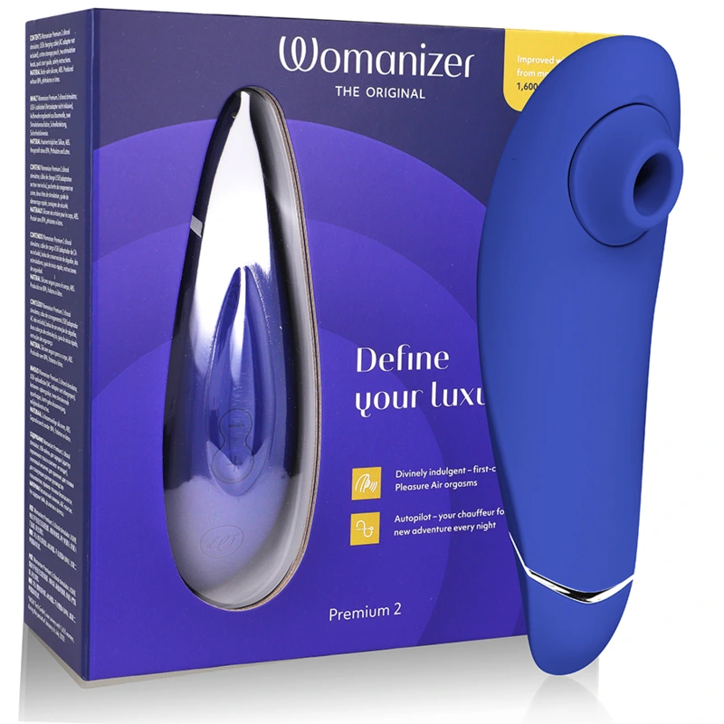 Womanizer - Premium 2 Clitoral Stimulator Blueberry - Stimulátor Klitorisu