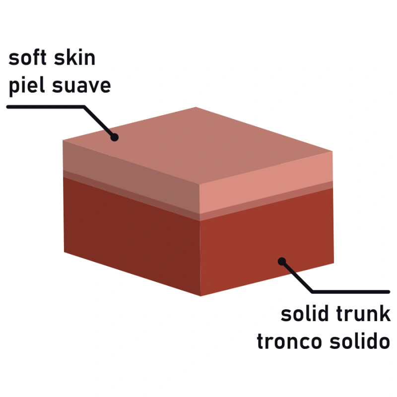 Rockarmy - dual density leopard 23 cm -o- 4.77 cm 5