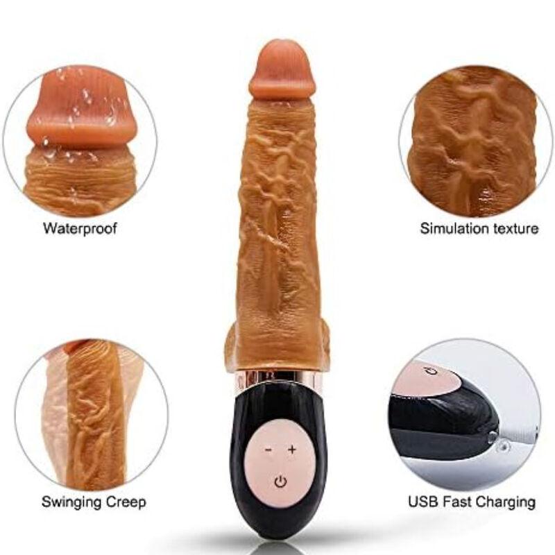 Armony - Rechargeable Vibrating Realistic Dildo