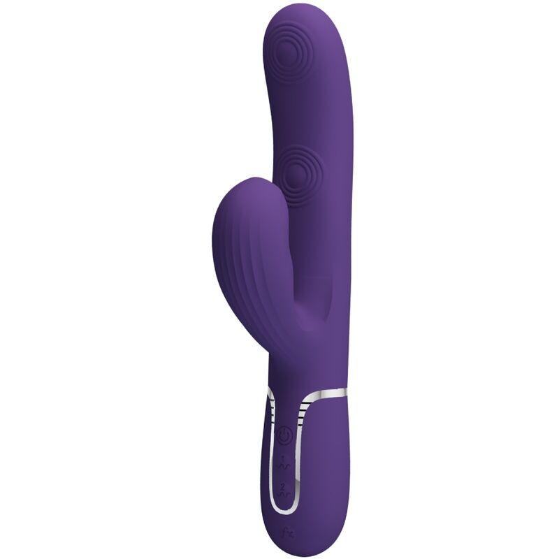 Pretty Love - Perlita G-Spot Vibrator 3 In 1 Multifunction Purple 1