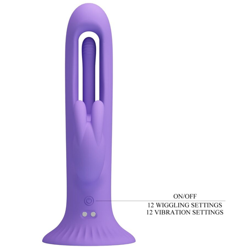 Pretty love - killmoulis rabbit vibrator 12 vibration modes purple 6