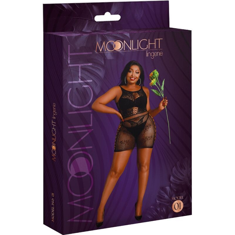 Moonlight - Model 1 Dress Black Plus Size 2