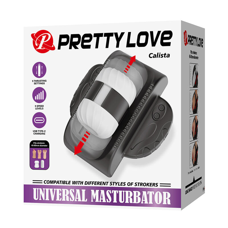 Pretty love - calista universal automatic masturbator black 10
