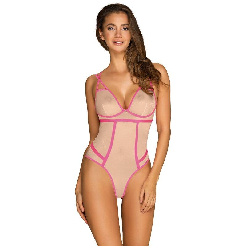 Obsessive - Nudelia Teddy - Pink L/Xl