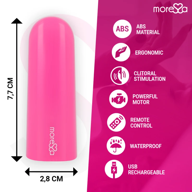 Amoressa Nix Remote Control Bullet Pink 3