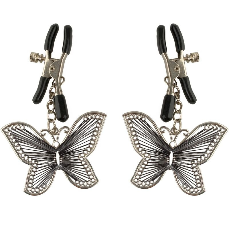 Fetish fantasy series - butterfly nipple clamps 1