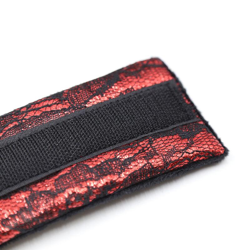 Ohmama Fetish Short Velvet Lace Wrist Restraints Nylon 9