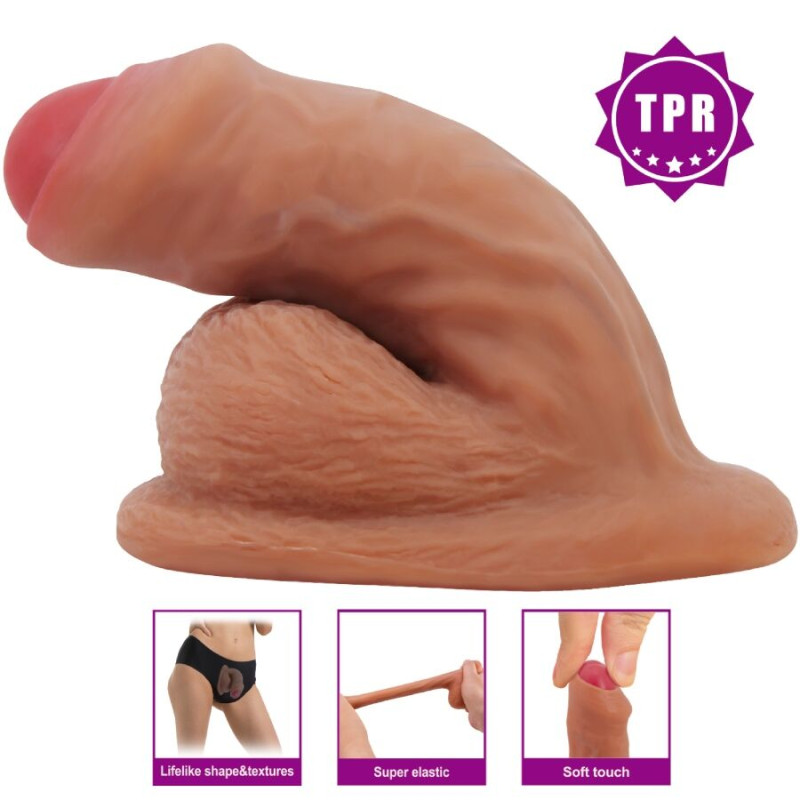 Pretty love - warnell ultra realistic and elastic dildo 9.5 cm mulato 4