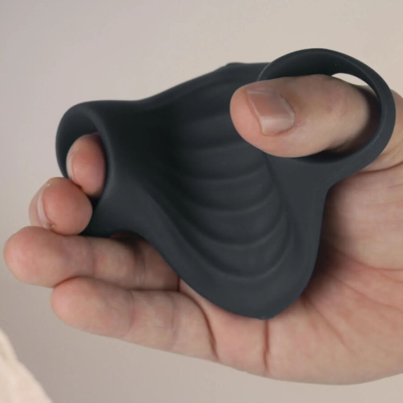Rocks- off - palm black flexible vibrator masturbator 4