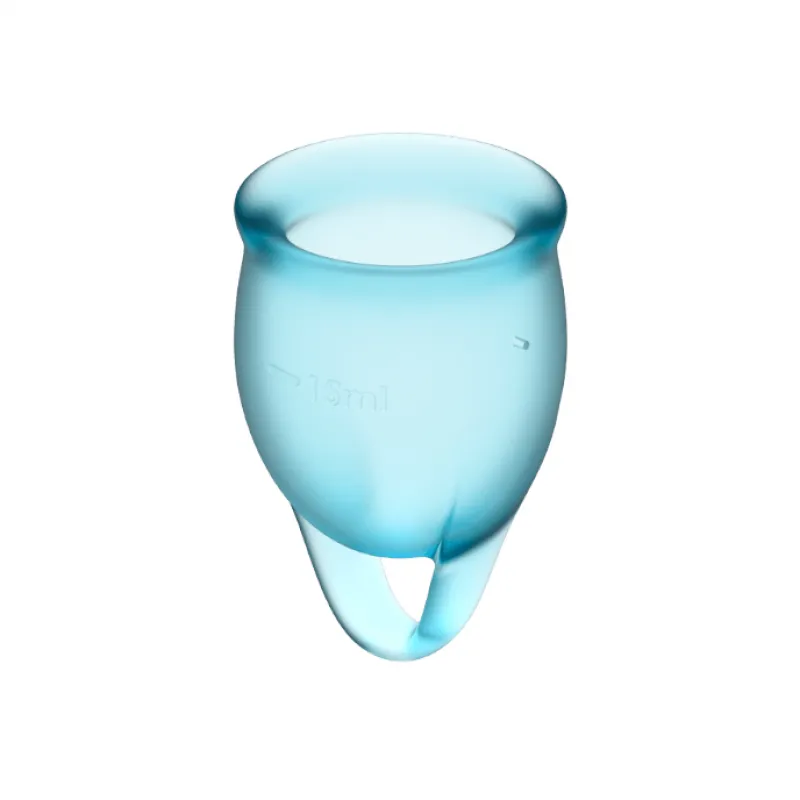 Satisfyer Feel Confident Menstrual Cup Light Blue  15+20ml