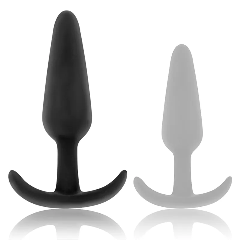 Black&Silver - Kael Silicone Loop Anal Plug Size M 2