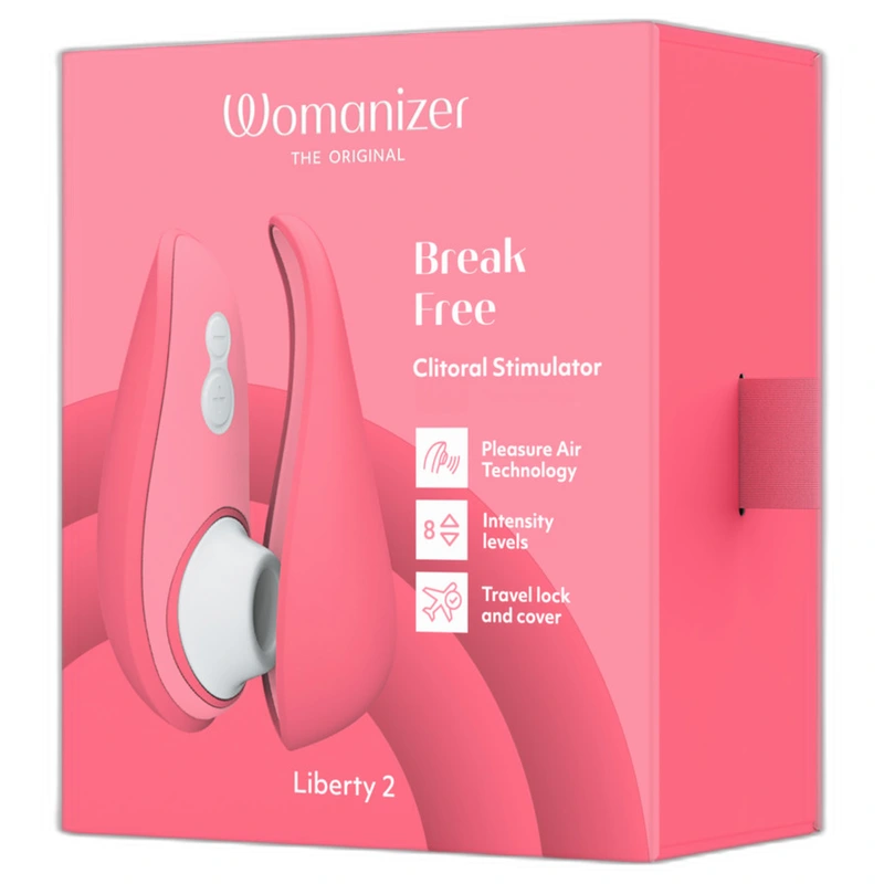 Womanizer - liberty 2 clitoris stimulator & suction pink 14