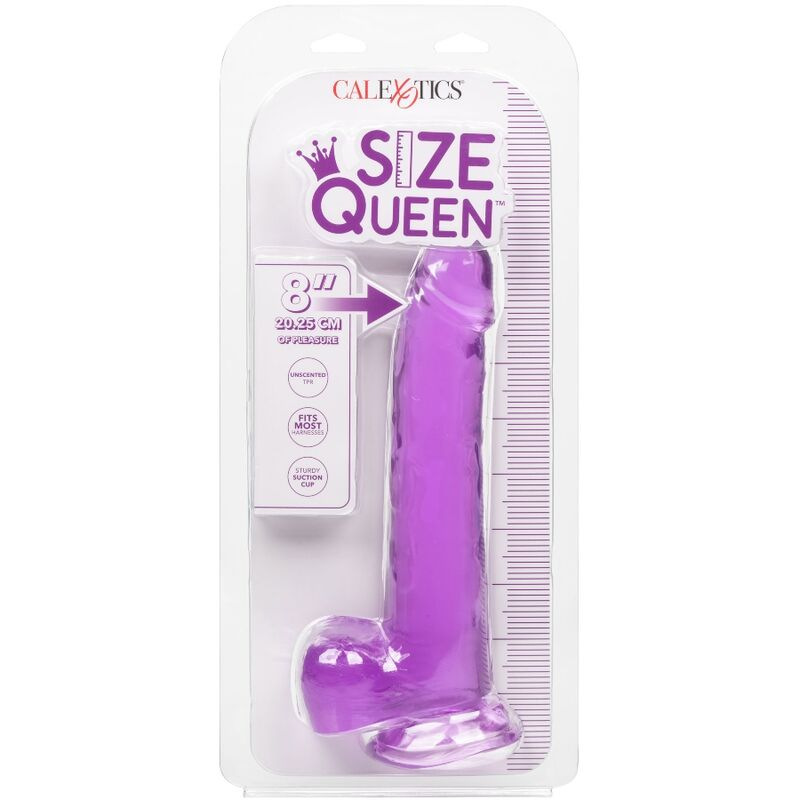 Calexotics - size queen dildo purple 20.3 cm 6
