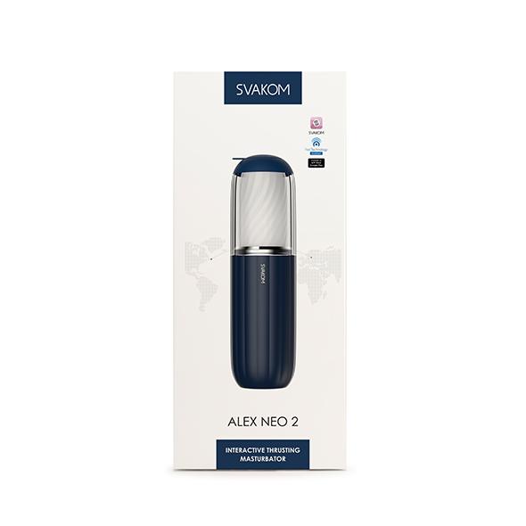 Svakom - Connexion Series Alex Neo 2 Interactive Thrusting Masturbator 7