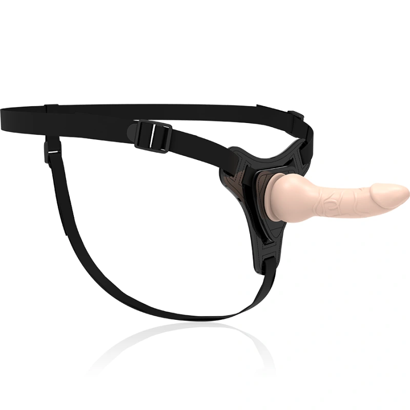 Fetish submissive harness - flesh realistic silicone 16 cm 3