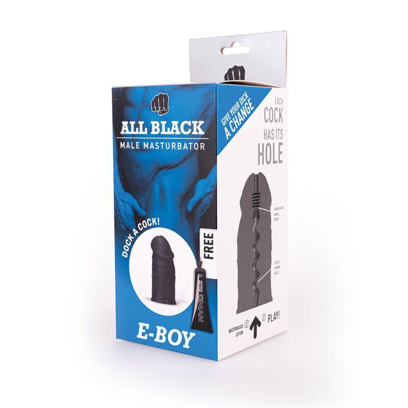 All Black Masturbator E-Boy 1