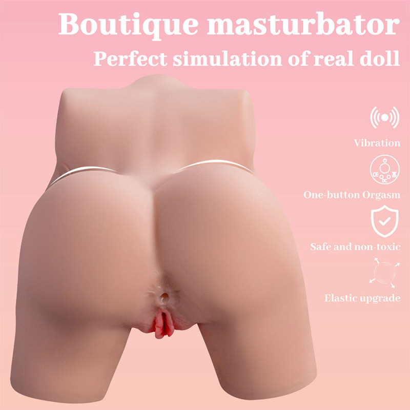 Xise - frieda realistic female torso with vibration 36 cm 12