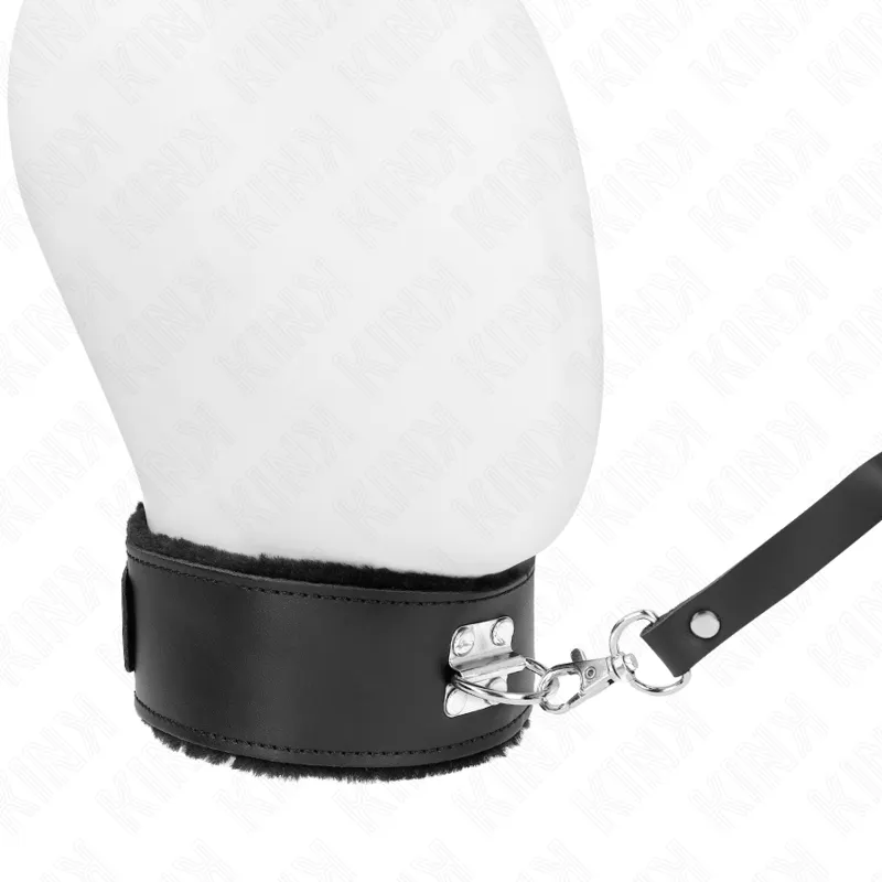 Kink - Necklace With Belt 116 Cm With Black Leather Strap Adjustable 40-48 Cm X 6 Cm 1