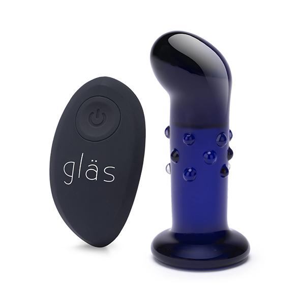 Glas - Rechargeable Remote Controlled Vibrating Dotted  G-Sp