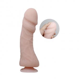 The Big Penis Realistic And Vibrating Dildo Flesh 23.5 Cm