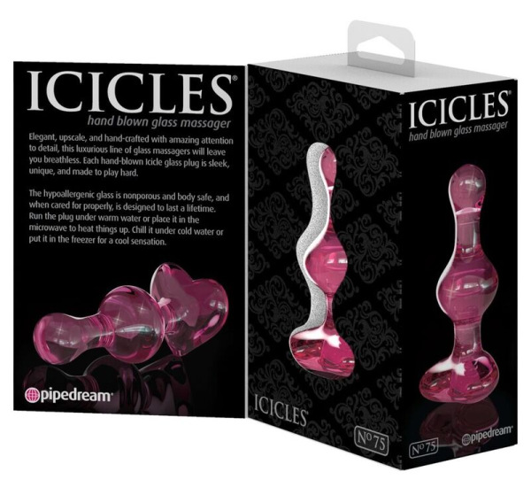 Icicles - n. 75 glass dildo 3