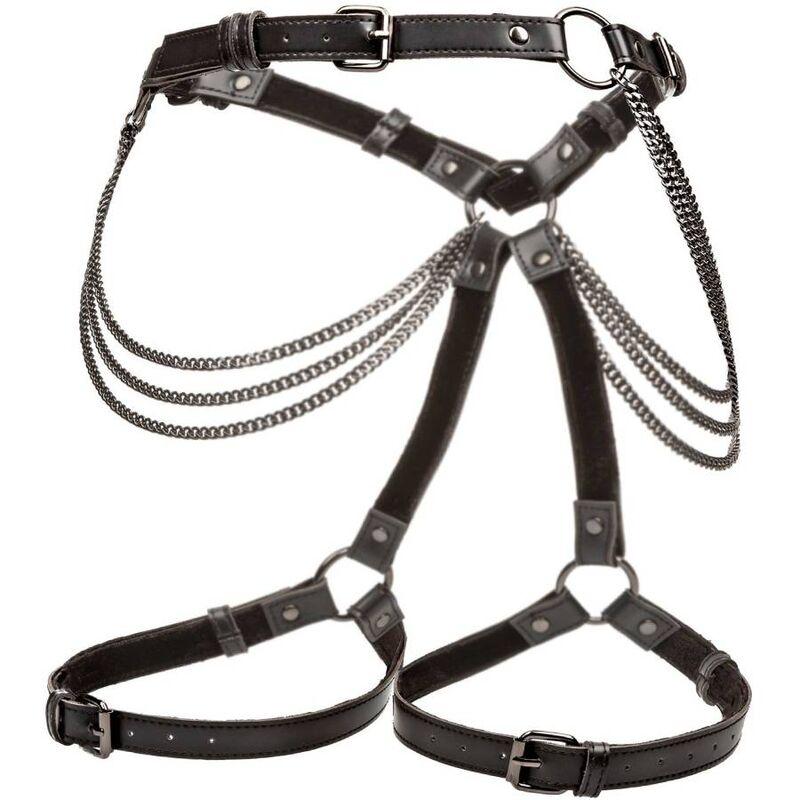 California Exotics - Euphoria Plus Size Multi Chain Thigh Harness