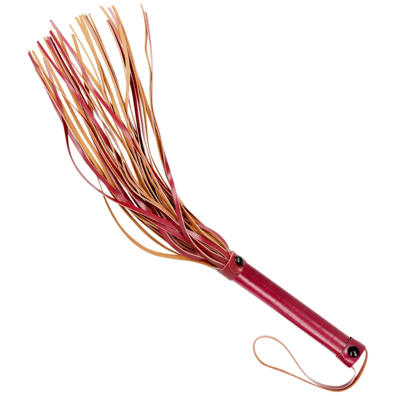 Fetish Submissive Dark Room  Flogger Vegan Leather - Bič 2