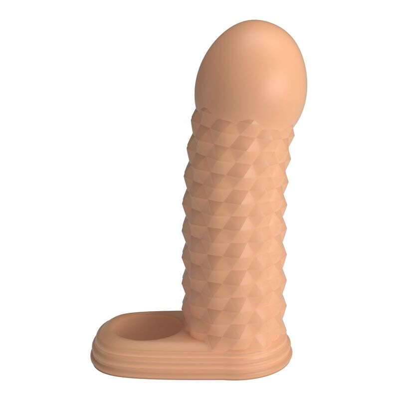 Pretty love - wolfram penis extension sleeve 11.5 cm Ø 3.8 cm natural 1