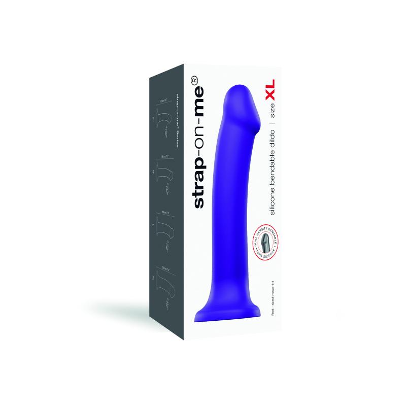 Strap-On-Me - Semi-Realistic Dual Density Bendable Dildo Pur 10