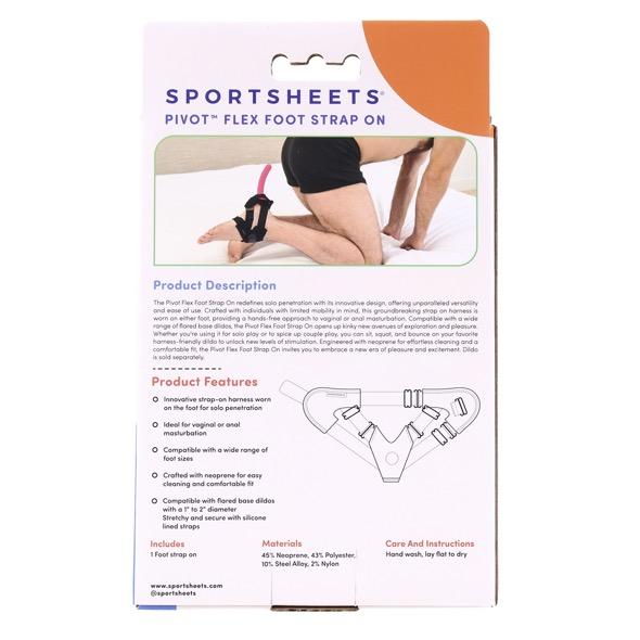 Sportsheets - Pivot Flex Foot Strap On Black