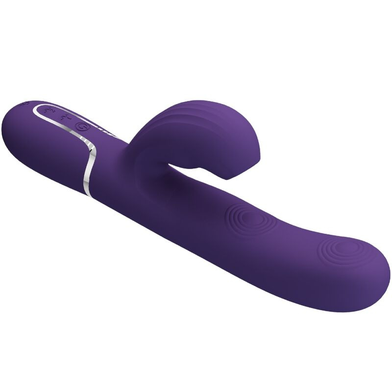 Pretty love - perlita g-spot vibrator 3 in 1 multifunction purple 4