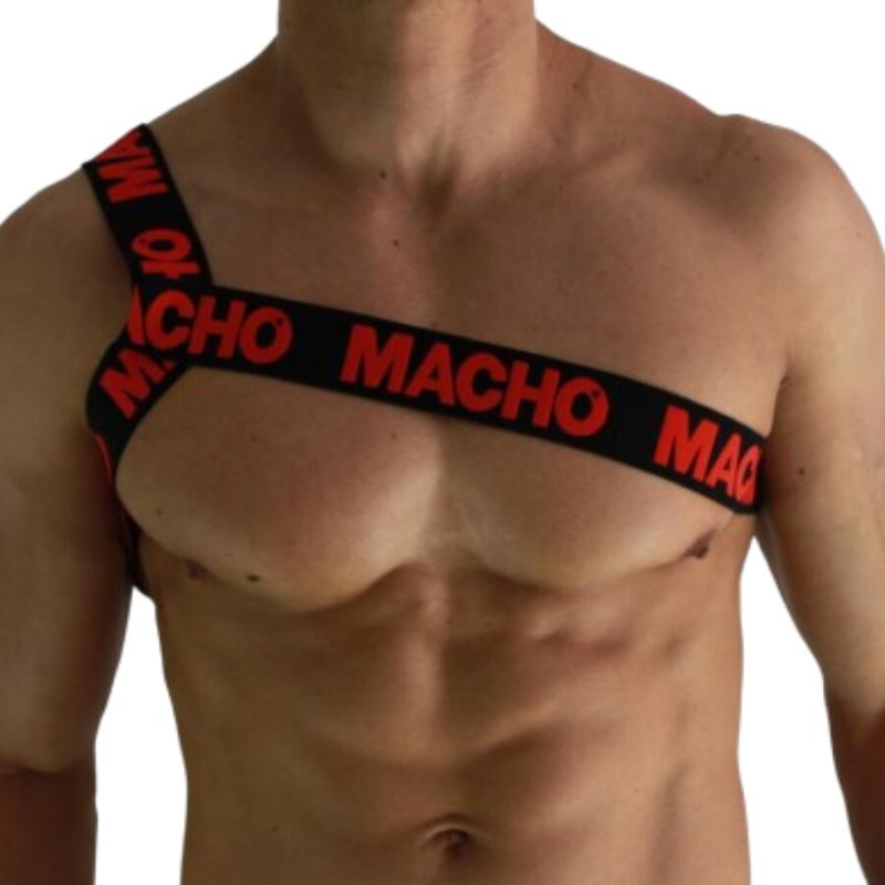 Macho - Roman Harness Red S/M