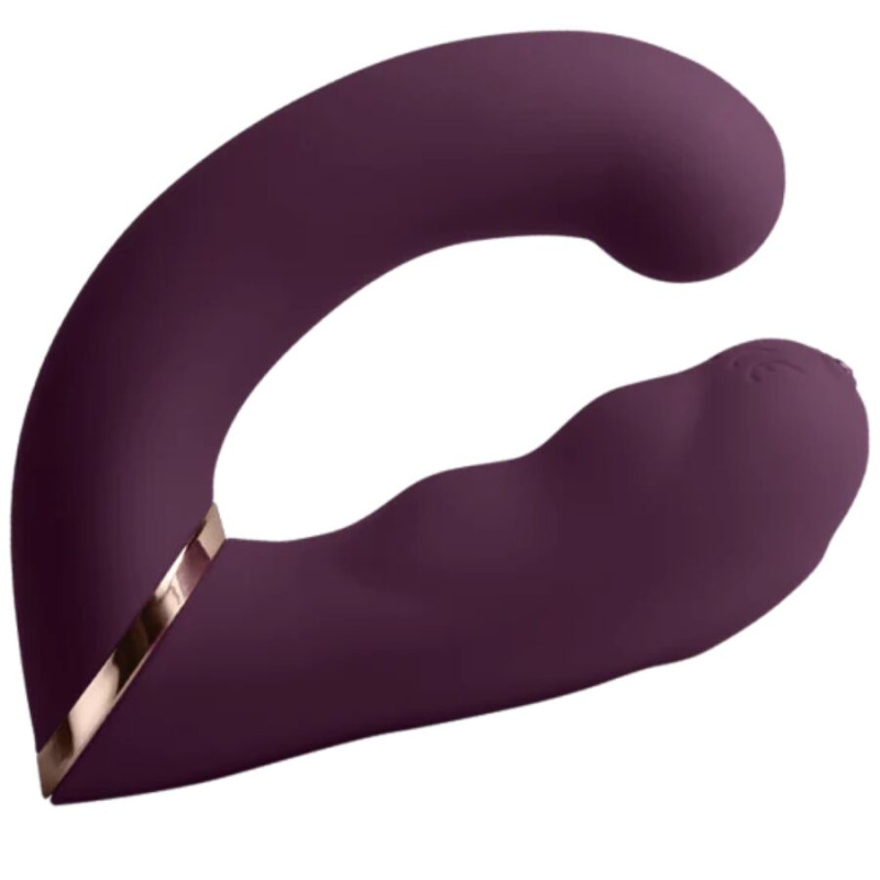 Rocks-off - gemini dual vibrator g-spot clitoris stimulator purple 1