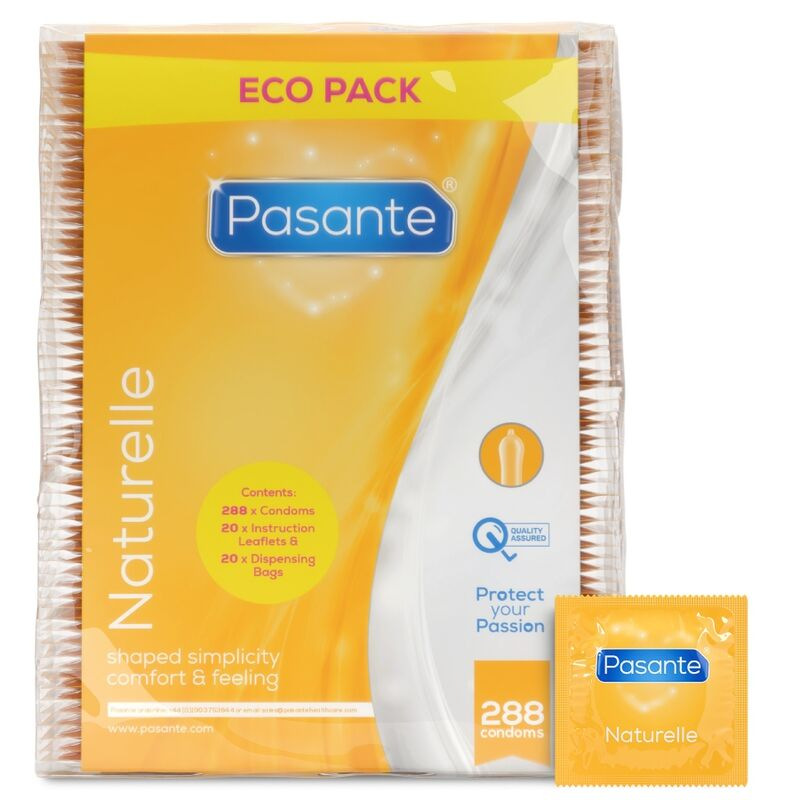 Pasante - kondómy eco balenie naturelle balenie 288 ks
