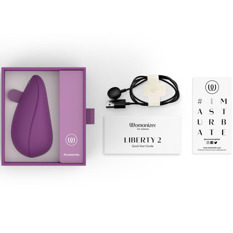 Womanizer - liberty 2 clitoral stimulator purple 7