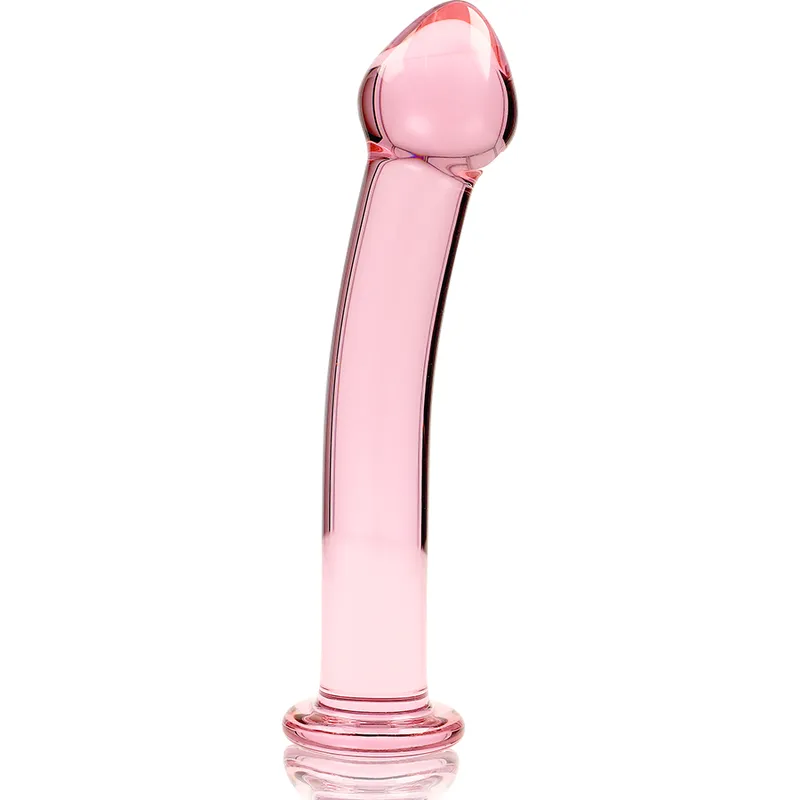 Nebula Series By Ibiza - Model 11 Dildo Borosilicate Glass 16 X 3 Cm Pink