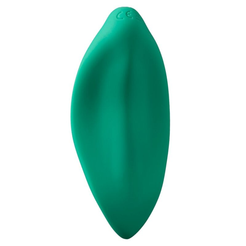 Romp - wave vibrator clitoral stimulator ergonomic shape aqua green 3