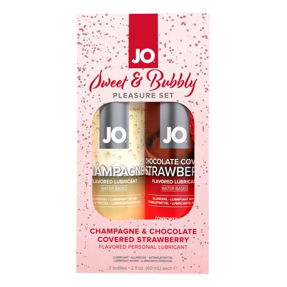 System Jo - Sweet & Bubbly Set Champagne & Chocolate Covered