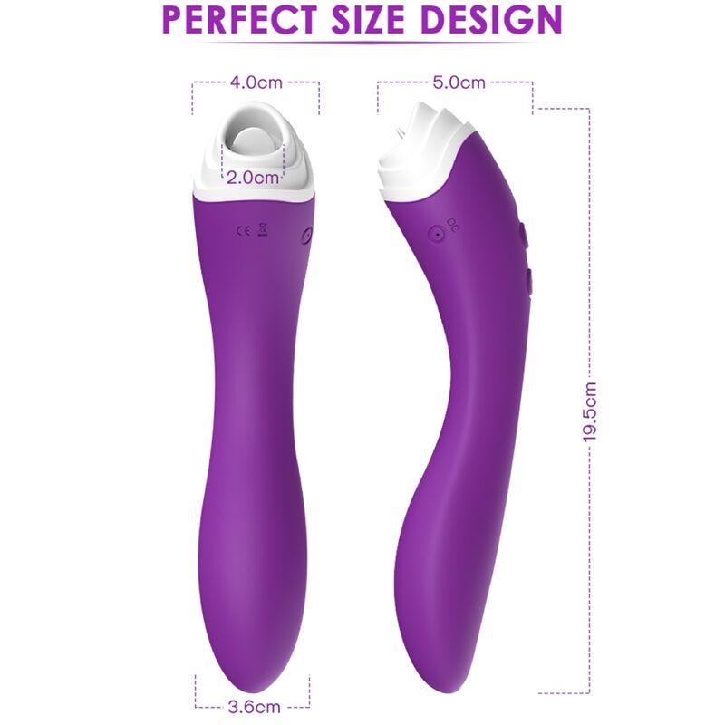 Armony - Fairyland Licking Vibrating Clit & Vibrator Purple