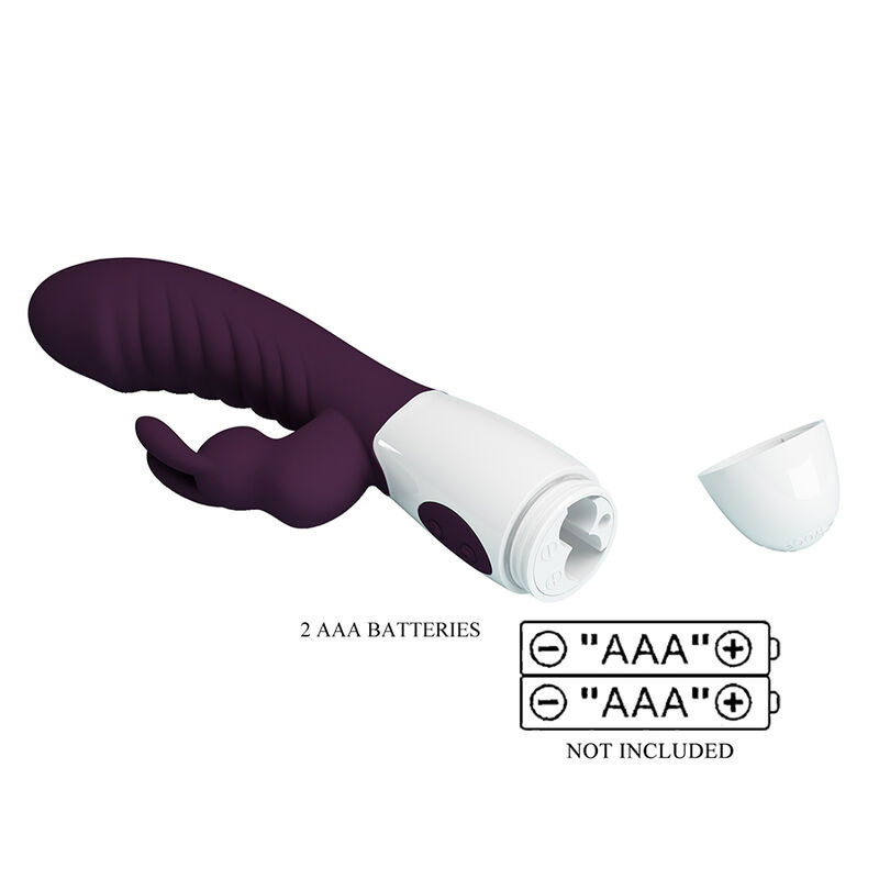Pretty love - naughty bunny 30 function rabbit vibrator purple 8