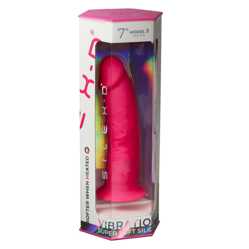 Silexd - realistic penis model 2 pink + remote control lrs 17 cm 6
