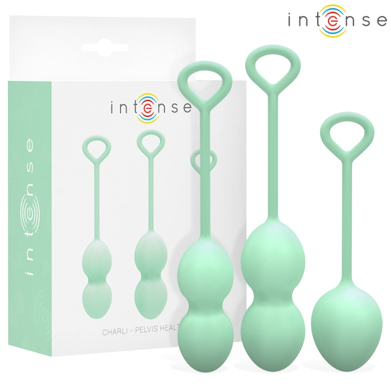 Intense - charli kegel ball kit light jade green
