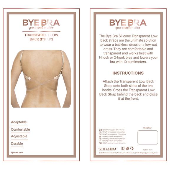 Bye Bra - Low Back Strap Transp.