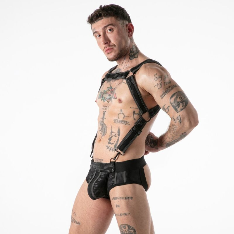 Locker gear - full military access harness black l/xl 2