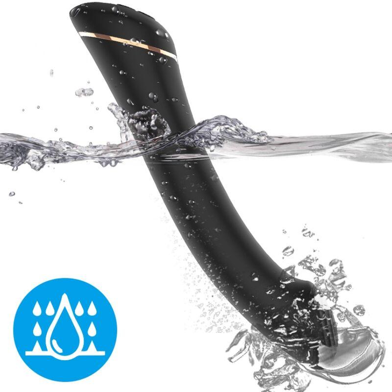 Armony - Vibrator Falt Head Silicone Black 1