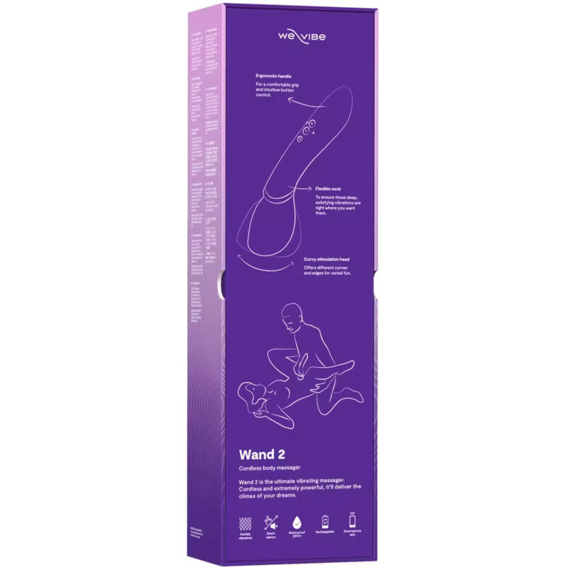 We-vibe - wand 2 rechargeable body wand massager purple 10